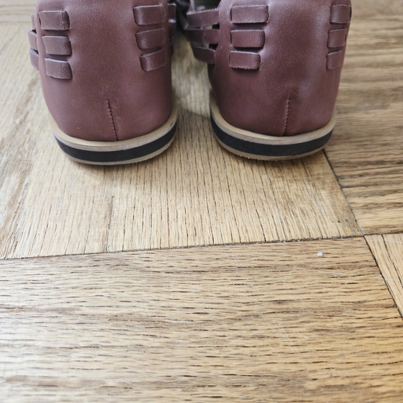 Quince Woven Huarache Style Flats - Brown - Picture 4 of 4